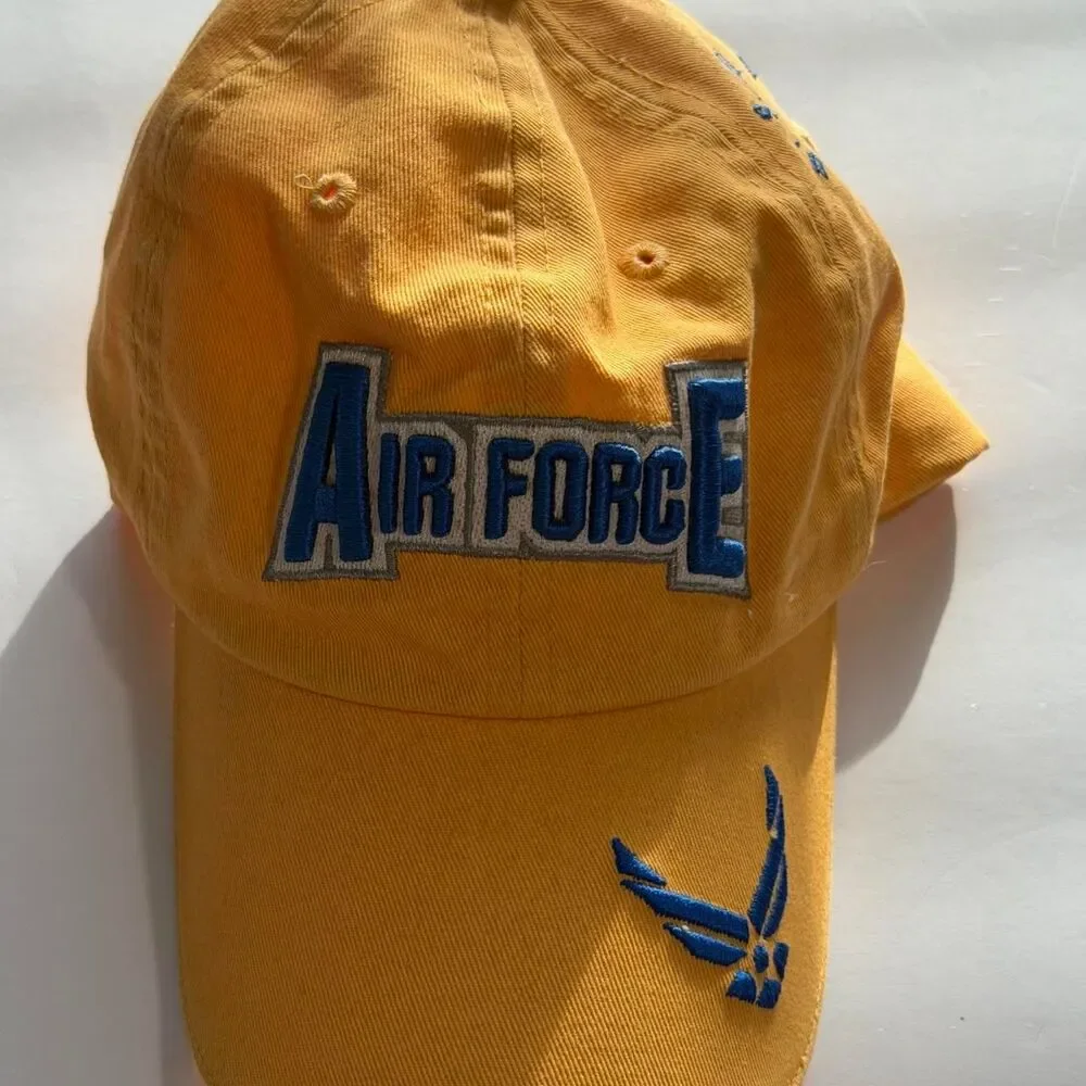 Unbranded Women's Yellow and Orange Hat